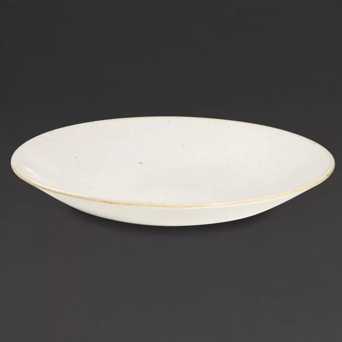 Churchill Stonecast Deep Coupe Plates Barley White 240mm (Pack of 12) - Image 4