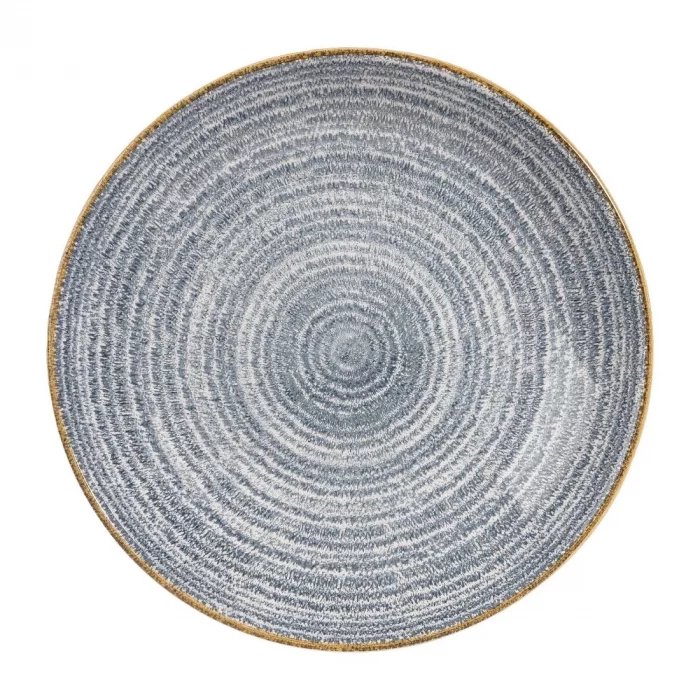 Churchill Studio Prints Homespun Coupe Bowls Slate Blue 248mm (Pack of 12) - Image 2