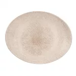 Churchill Studio Prints Raku Oval Coupe Plates Agate Grey 317mm (Pack of 12)