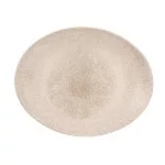 Churchill Studio Prints Raku Oval Coupe Plates Agate Grey 270mm (Pack of 12)