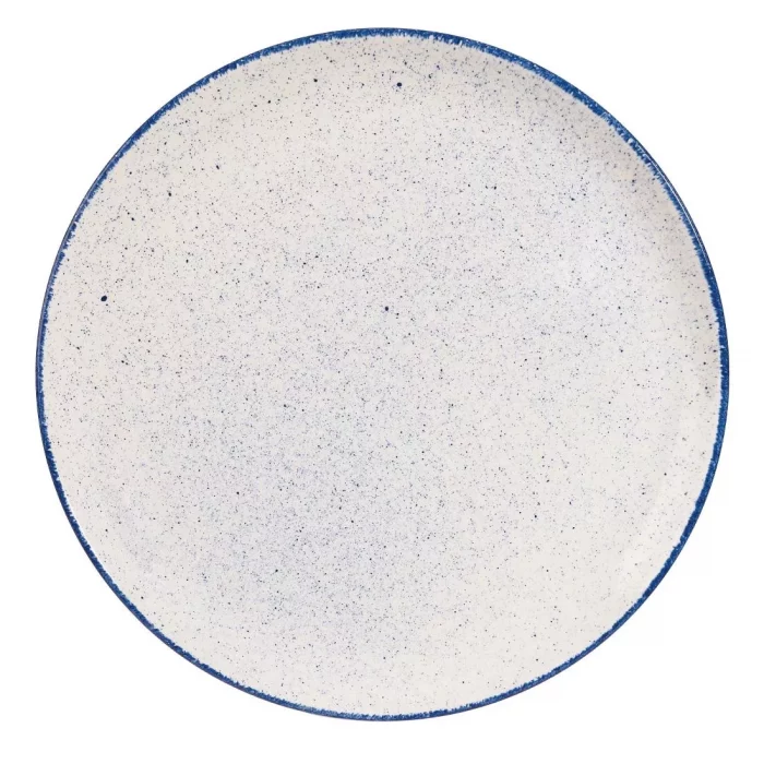 Churchill Stonecast Hints Coupe Plates Indigo Blue 324mm (Pack of 6) - Image 1