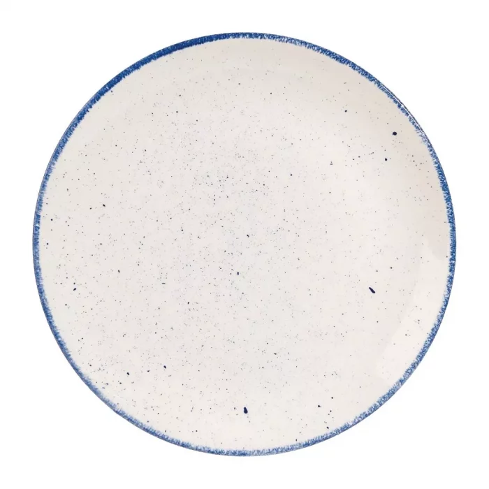 Churchill Stonecast Hints Coupe Plates Indigo Blue 260mm (Pack of 12) - Image 1