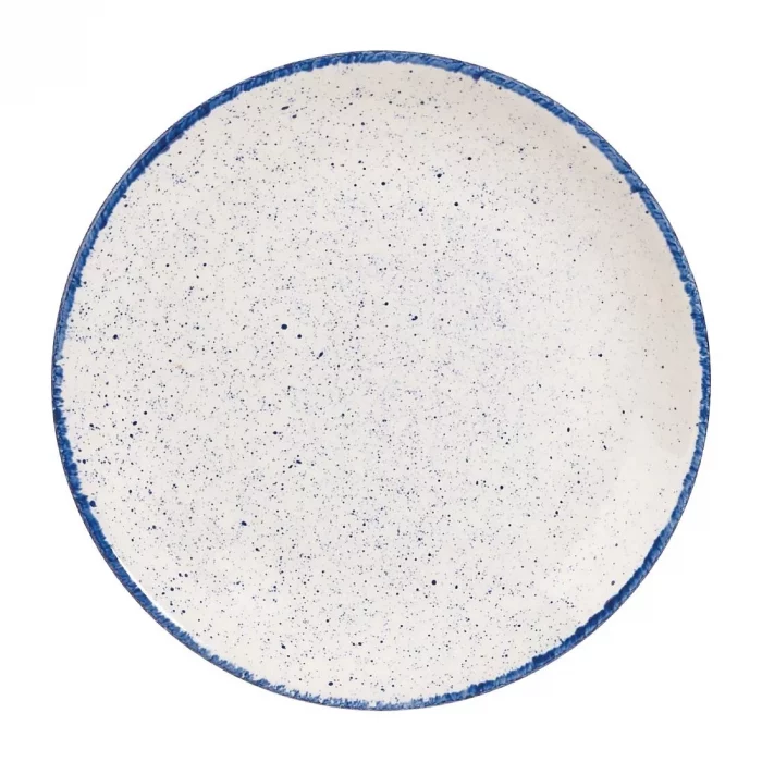 Churchill Stonecast Hints Coupe Plates Indigo Blue 165mm (Pack of 12) - Image 1