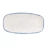 Churchill Stonecast Hints Rectangular Plates Indigo Blue 298mm (Pack of 12)