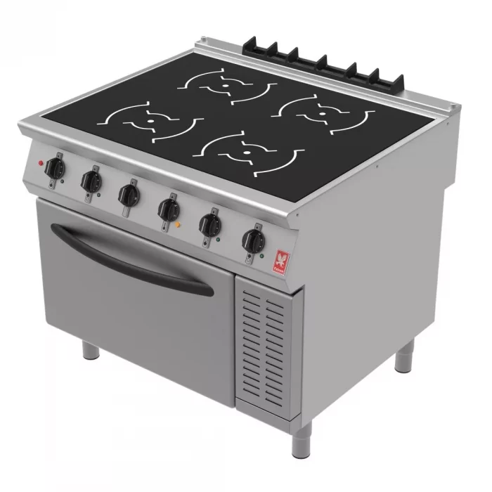 Falcon F900 Induction Range with Fan Assisted Oven on Feet i91105C - Image 1