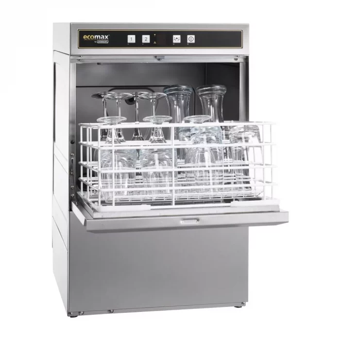 Hobart Ecomax Glasswasher G404S with Water Softener - Image 1