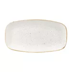 Churchill Stonecast Rectangular Plates Barley White 189 x 355mm