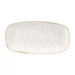 Churchill Stonecast Rectangular Plates Barley White 153 x 298mm