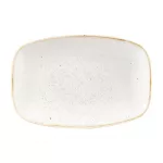 Churchill Stonecast Rectangular Plates Barley White 157 x 237mm