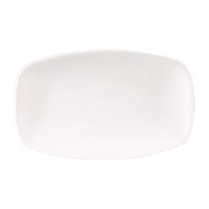 Churchill X Squared Oblong Plates White 121 x 200mm (Pack of 12) - Image 2