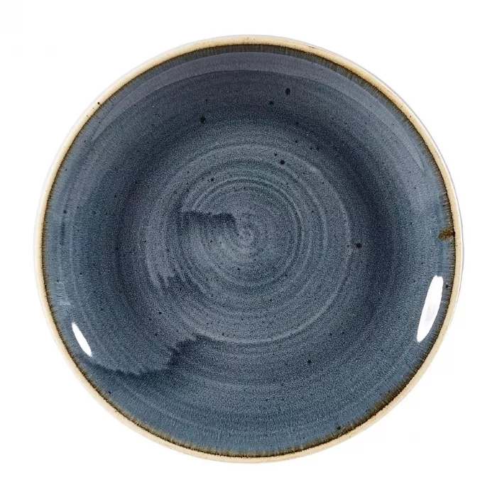 Churchill Stonecast Coupe Plates Blueberry 165mm (Pack of 12) - Image 1