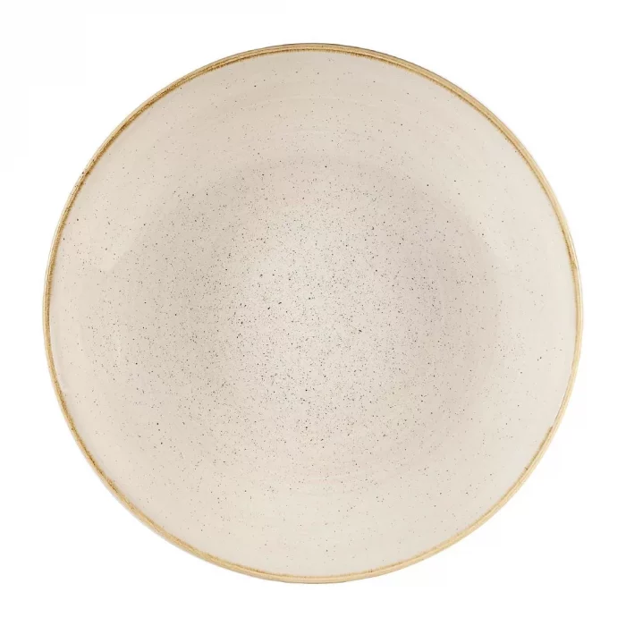 Churchill Stonecast Coupe Bowls Nutmeg Cream 310mm (Pack of 6) - Image 1