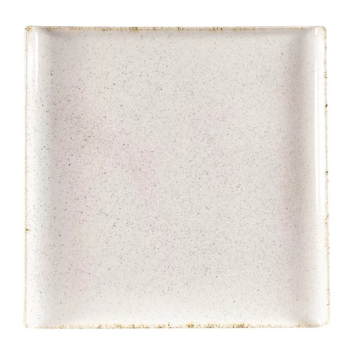 Churchill Stonecast Square Plates Barley White 303mm (Pack of 4) - Image 1
