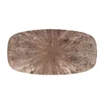 Churchill Studio Prints Stone Rectangular Plates Zircon Brown 153 x 298mm