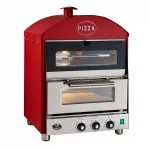 King Edward Pizza King Oven and Warmer PK1W Red