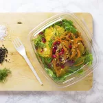 Vegware Compostable PLA Hinged-Lid Deli Containers 680ml / 24oz (Pack of 200) - Image 7