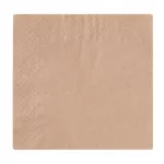 Vegware Recycled Cocktail Napkin Kraft 24x24cm 2ply 1/4 Fold (Pack of 4000)
