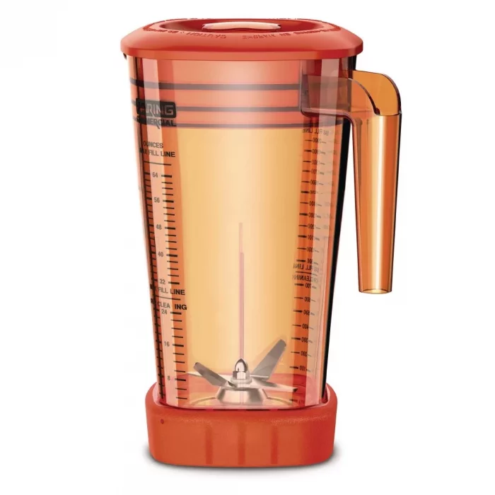 Waring Orange 2Ltr Jar for use with Waring Xtreme Hi-Power Blender - Image 1