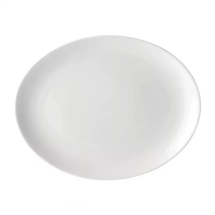 Utopia Pure White Oval Plates 250mm (Pack of 24) - Image 2