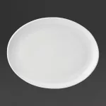 Utopia Pure White Oval Plates 360mm (Pack of 18)