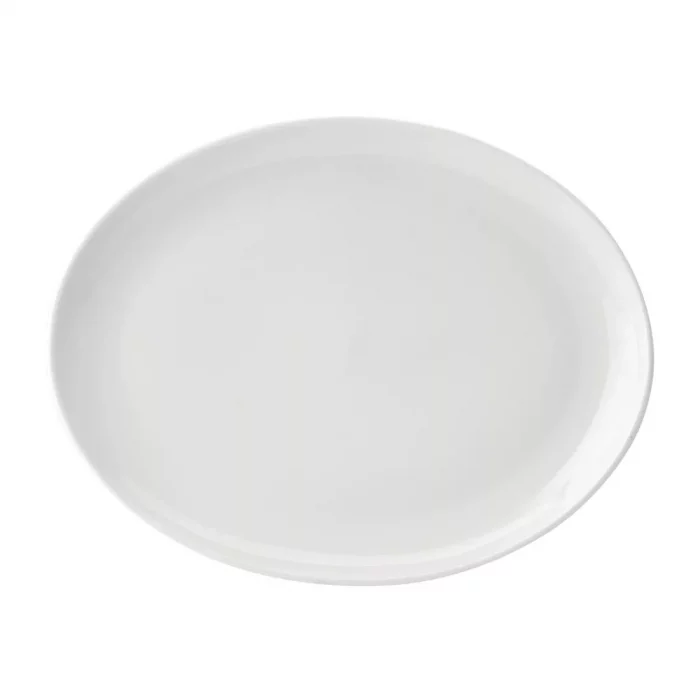 Utopia Pure White Oval Plates 360mm (Pack of 18) - Image 2