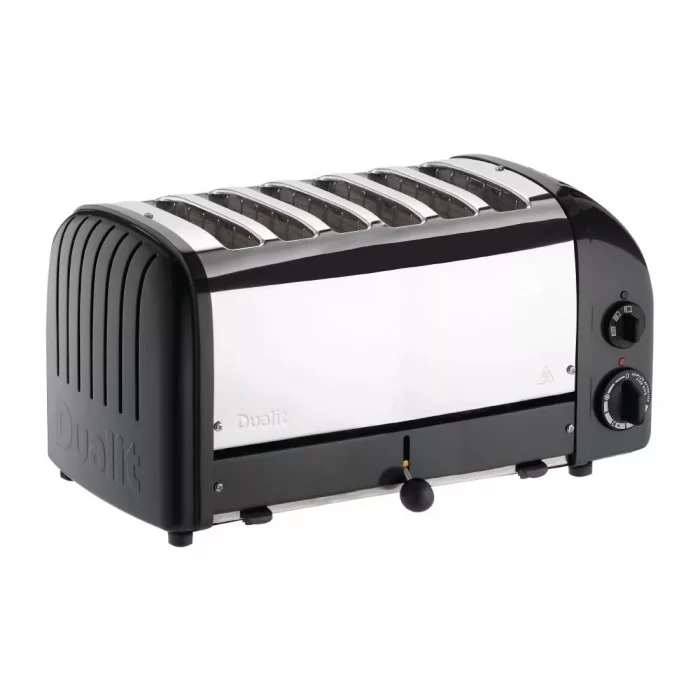Dualit 6 Slice Vario Toaster Black 60145 - Image 1