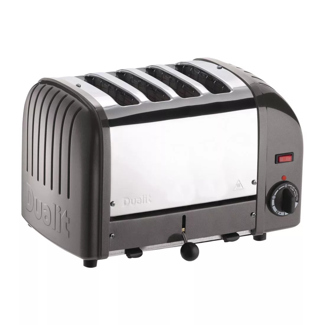 e268_metalliccharcoal.jpg Dualit 4 Slice Vario Toaster Charcoal 40348 - Image 1