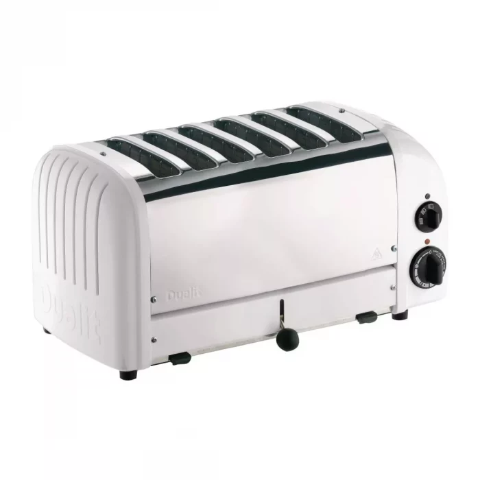 Dualit 6 Slice Vario Toaster White 60146 - Image 1
