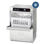 DC EG35D Economy Range 350mm Basket Frontloading Commercial Glasswasher with Drain Pump  12 Pint Capacity