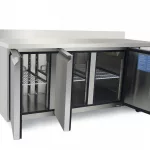 Atosa EPF3472HDSB 3 Door Preparation Counter Freezer with Splash Back  420 Litres