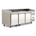 Atosa EPF3485GR 3 Door Pizza Preparation Counter Fridge  357 Litres