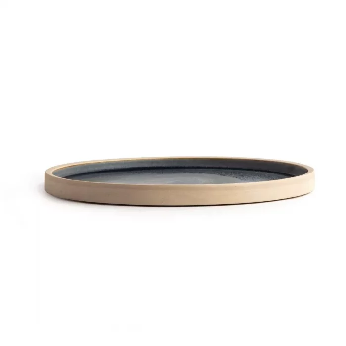 Olympia Canvas Flat Round Plate Blue Granite 250mm (Pack of 6) - Image 5
