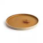 Olympia Canvas Flat Round Plate Sienna Rust 250mm (Pack of 6) - Image 5