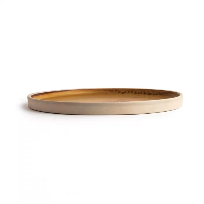 Olympia Canvas Flat Round Plate Sienna Rust 250mm (Pack of 6) - Image 7