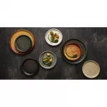 Olympia Canvas Small Rim Round Plate Sienna Rust 265mm (Pack of 6) - Image 5