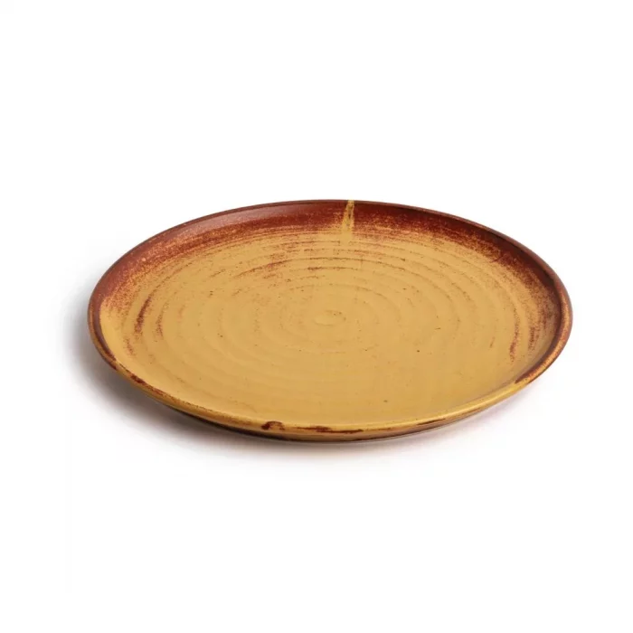 Olympia Canvas Small Rim Round Plate Sienna Rust 265mm (Pack of 6) - Image 6