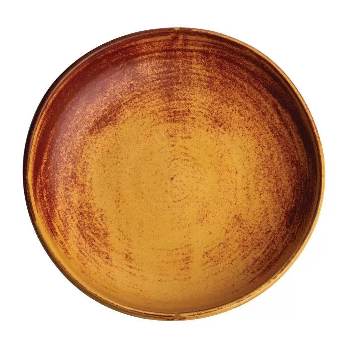 Olympia Canvas Coupe Bowl Sienna Rust 230mm (Pack of 6) - Image 1