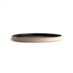 Olympia Canvas Flat Round Plate Delhi Black 250mm (Pack of 6) - Image 5