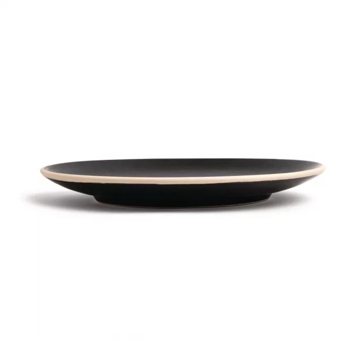 Olympia Canvas Concave Plate Delhi Black 270mm (Pack of 6) - Image 5