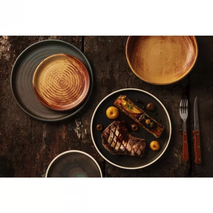 Olympia Canvas Coupe Bowl Sienna Rust 230mm (Pack of 6) - Image 10