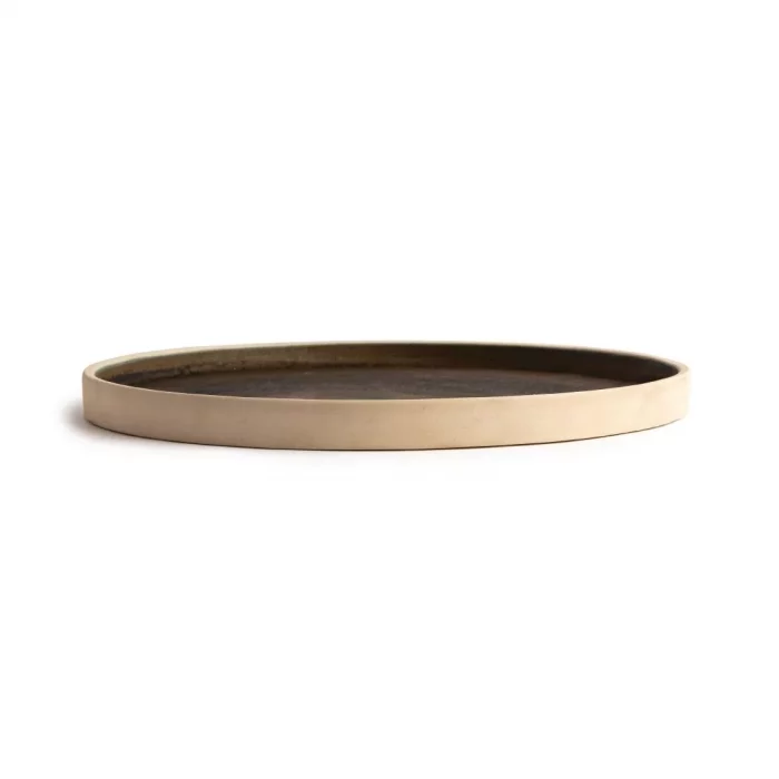 Olympia Canvas Flat Round Plate Green Verdigris 250mm (Pack of 6) - Image 5