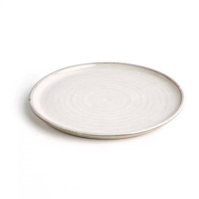 Olympia Canvas Small Rim Round Plate Murano White 265mm (Pack of 6) - Image 3