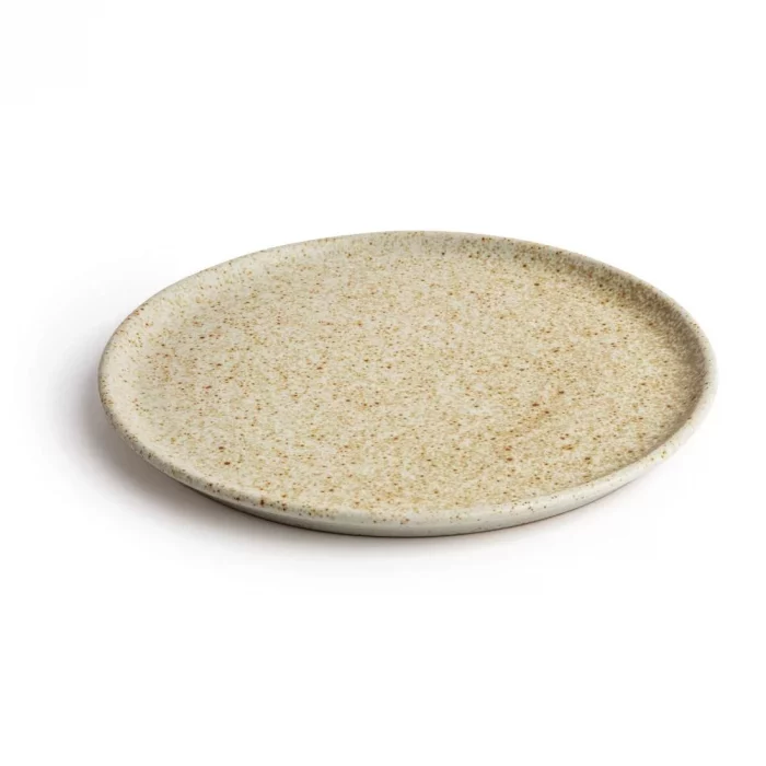 Olympia Canvas Small Rim Round Plate Wheat 265mm (Pack of 6) - Image 2