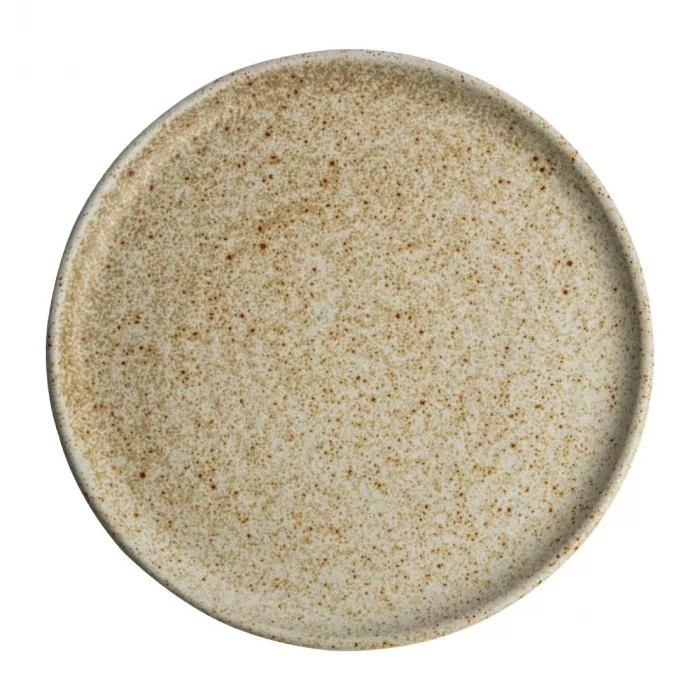 Olympia Canvas Small Rim Round Plate Wheat 265mm (Pack of 6) - Image 1
