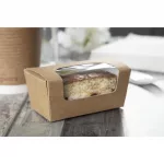 Colpac Compostable Kraft Cake Boxes With Window Small (Pack of 500) - Image 6