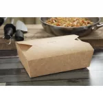 Colpac Recyclable Kraft Microwaveable Food Boxes 1950ml / 68oz (Pack of 200) - Image 6