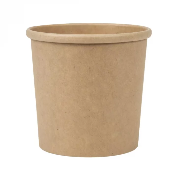 Colpac Recyclable Kraft Microwavable Soup Cups 350ml / 12oz (Pack of 500) - Image 2