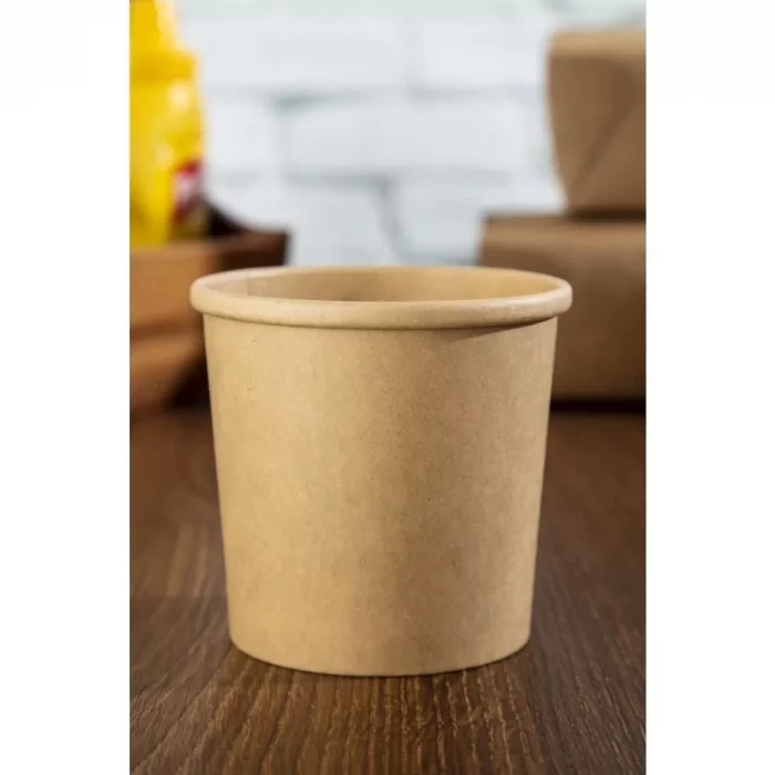 Colpac Recyclable Kraft Microwavable Soup Cups 350ml / 12oz (Pack of 500) - Image 7