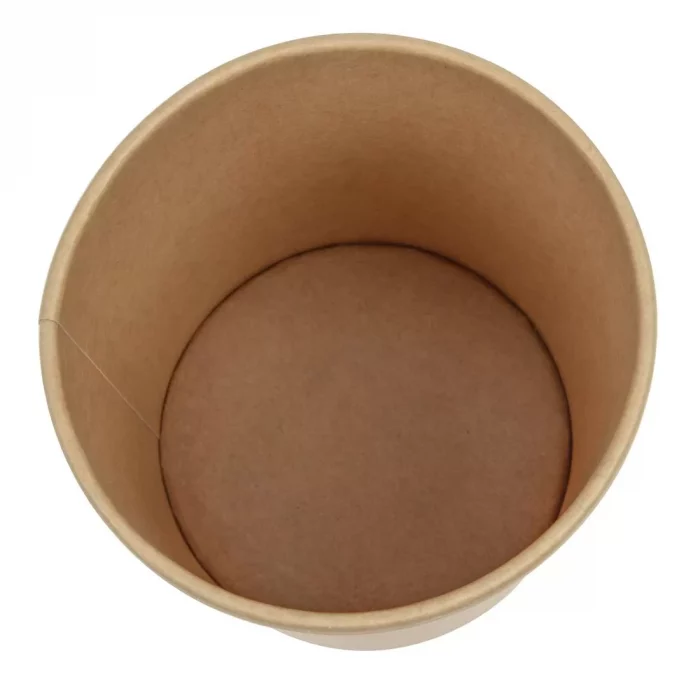 Colpac Recyclable Kraft Microwavable Soup Cups 450ml / 16oz (Pack of 500) - Image 3