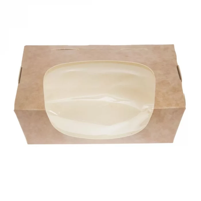 Colpac Zest Compostable Kraft Medium Salad Box 825ml/29oz (Pack of 250) - Image 4